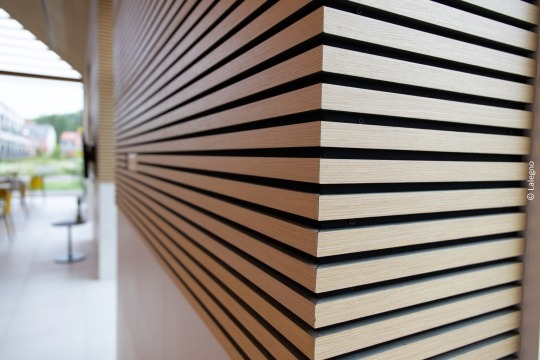 close up of acoustic panel